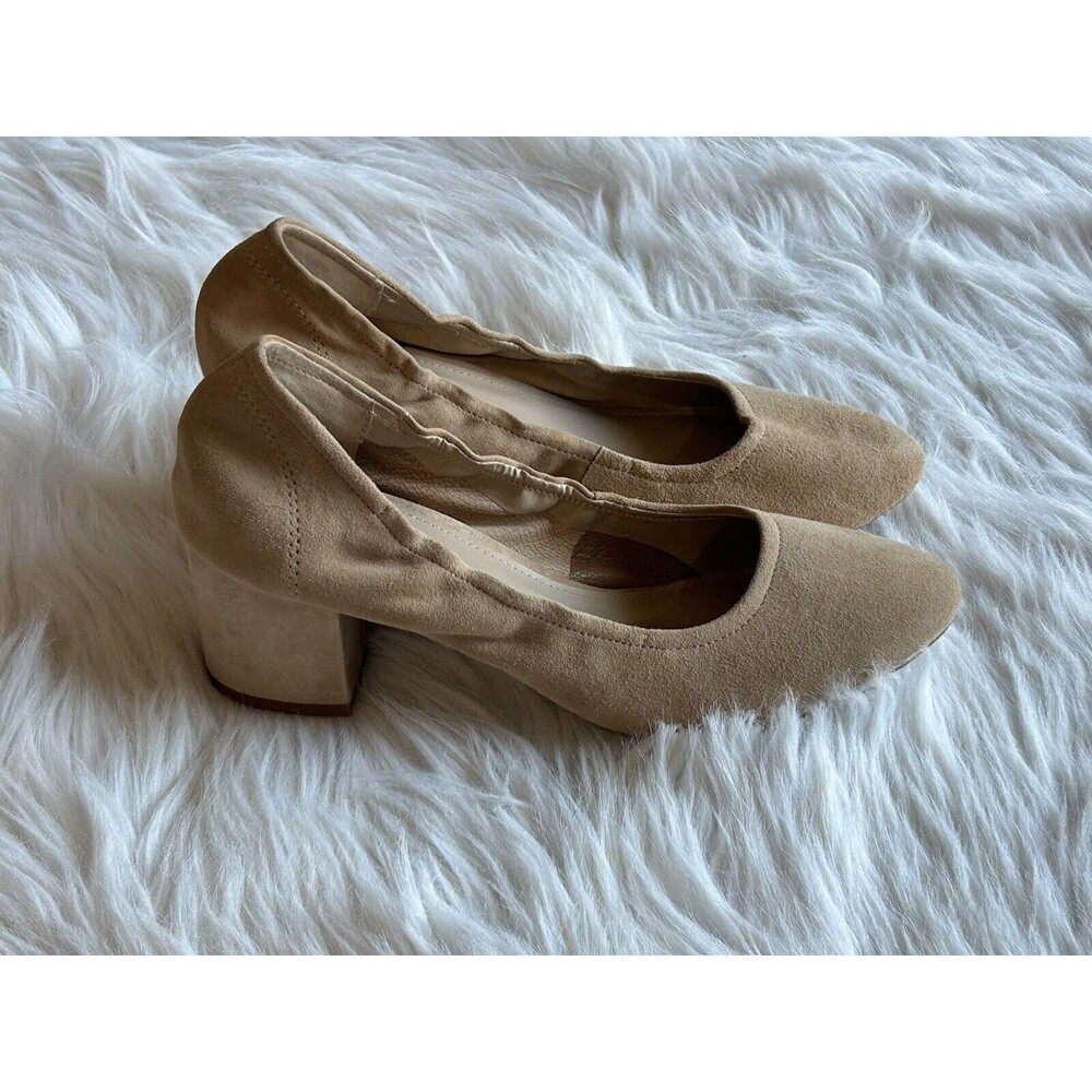 The Fix Womens Size 9 Amaya Nude Scrunched Pump Style 880342 NWOB
